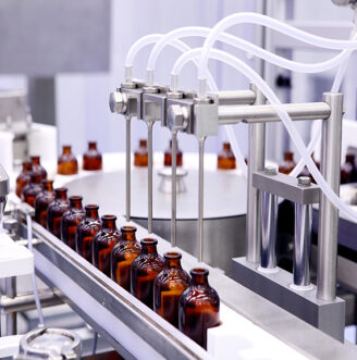 Bottling,And,Packaging,Of,Sterile,Medical,Products.,Machine,After,Validation