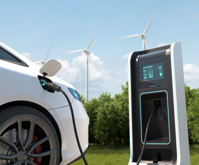 Electric,Car,Power,Charging,,Charging,Technology,,Clean,Energy,Filling,Technology.