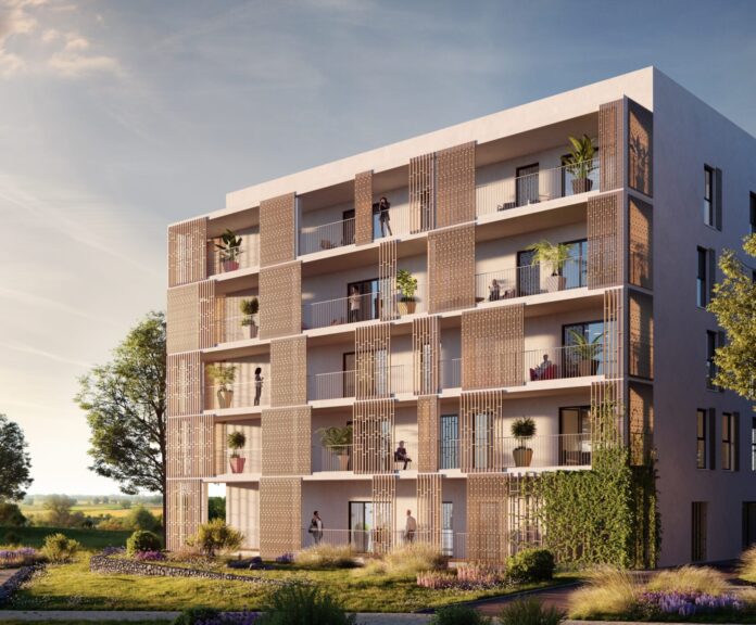Low-rise,Residential,Complex,3d,Rendering