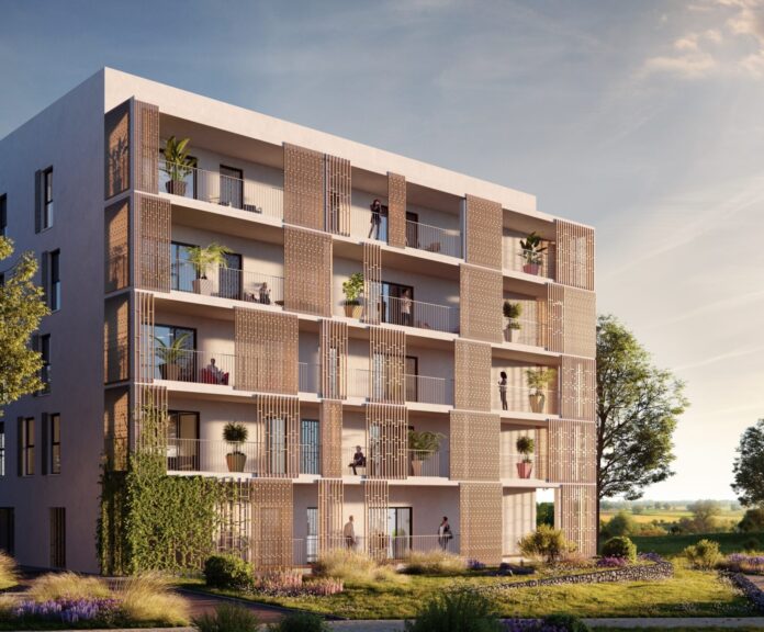 Low-rise,Residential,Complex,3d,Rendering